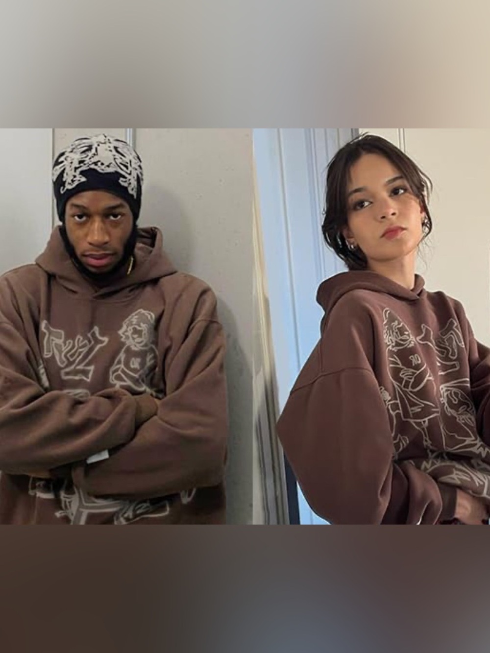Aelfric Eden Y2k Oversized Graphic Streetwear Hoodie Women’s Size Medium - Picture 16 of 16